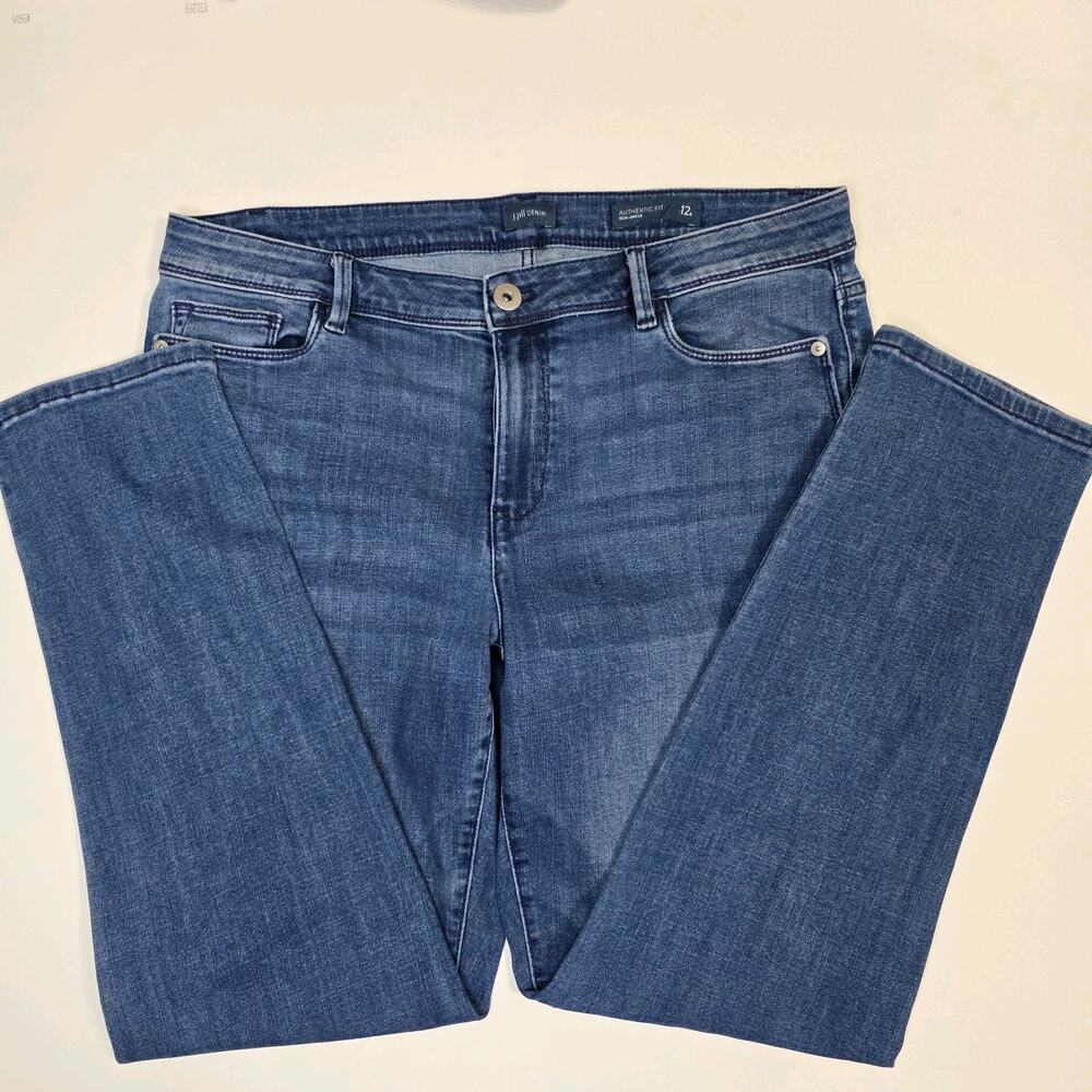 J. Jill Women's Straight Leg Jeans - Blue